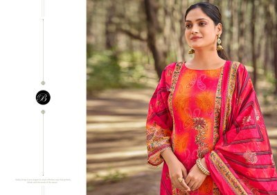 Shabnam by Belliza Pure Viscose Muslin digital printed handwork dress material catalogue at affordable rate  salwar kameez catalogs