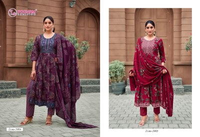 Shagun by Poonam Heavy reyon foil printed Kurti pant and dupatta collection at low rate readymade suit catalogs