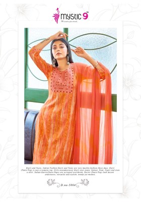 Shagun vol 5 by Mystic 9 reyon capsual foil printed reaymade suit catalogue at affordable rate readymade suit catalogs