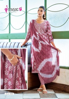 Shagun vol 5 by Mystic 9 reyon capsual foil printed reaymade suit catalogue at affordable rate readymade suit catalogs