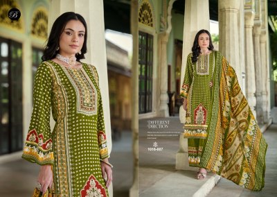 Shaheen vol 2 by Belliza pure viscose handwork unstitched suit collection with low rate   dress material catalogs