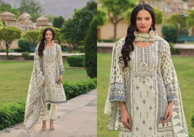 Shanaya by Shree fab pure cotton heavy embroidered unstitched suit catalogue at affordable rate salwar kameez catalogs