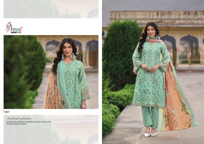 Shanaya by Shree fab pure cotton heavy embroidered unstitched suit catalogue at affordable rate salwar kameez catalogs