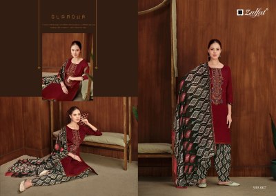 Shanaya by Zulfat fancy pure heavy jam cotton unstitched dress material catalogue at affordable rate salwar kameez catalogs