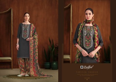 Shanaya by Zulfat fancy pure heavy jam cotton unstitched dress material catalogue at affordable rate salwar kameez catalogs