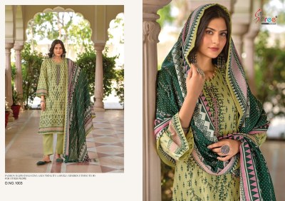 Shanaya vol 2 by shree fab pure cotton embroidered unstitched suit catalogue dress material catalogs