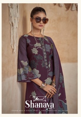 Shanaya vol 3 by Summer collection digital foil printed dress material catalogue at affordable rate Summer collection