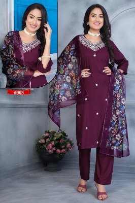 Shararat vol 3 by Kashida heavy reyon v neck top bottom and dupatta collection readymade suit catalogs