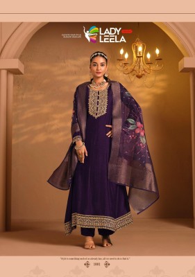 Shayari by Lady leela Anarkali style embroidered anarkali suit direct from wholesaler  fancy Anarkali suit catalogs