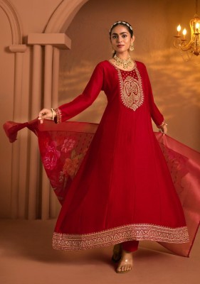 Shayari by Lady leela Anarkali style embroidered anarkali suit direct from wholesaler  fancy Anarkali suit catalogs