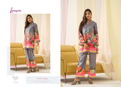 Shein vol 2 by Psyna fancy printed ultimate Co ord set catalogue   Size wise Combo Set