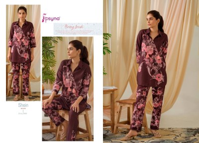 Shein vol 2 by Psyna fancy printed ultimate Co ord set catalogue   Size wise Combo Set