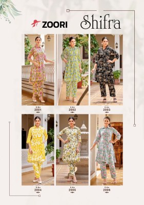 Shifra by Zoori reyon printed fancy kurta and bottom catalogue at affordable rate readymade suit catalogs