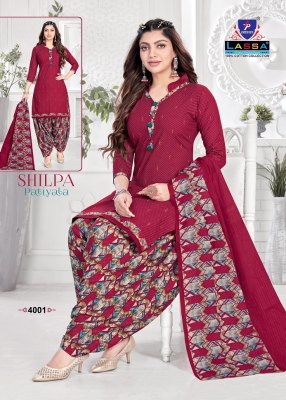 Shilpa Patiyala Vol 4 by Lassa pure cotton printed unstitched dress material catalogue at affordable rate salwar kameez catalogs