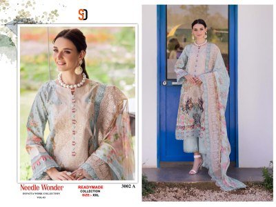 Shraddha Designer Readymade Cotton Suits  Needle Wonder Vol-03 Lawn Collection and Wholesale Readymade Suits readymade suits