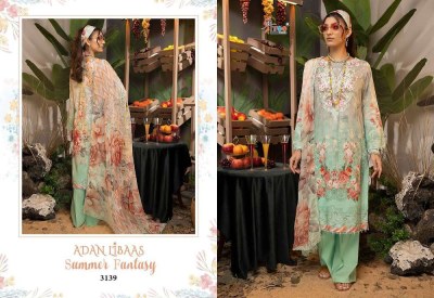 Shree Fab Adan Libaas Summer Fantasy Pure Cotton Embordered Patch Work Pakistani Suits catalogue wholesale rate  pakistani suit catalogs