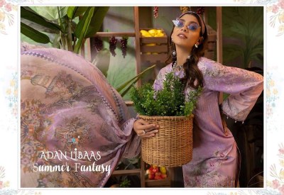 Shree Fab Adan Libaas Summer Fantasy Pure Cotton Embordered Patch Work Pakistani Suits catalogue wholesale rate  pakistani suit catalogs