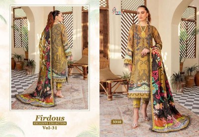 Shree Fab Firdous Exclusive Collection Vol 31 Pure Cotton Patch Work Pakistani suits catalogue wholesaler  pakistani suit catalogs