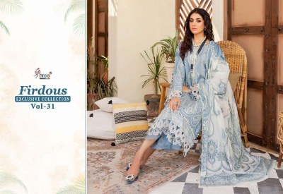 Shree Fab Firdous Exclusive Collection Vol 31 Pure Cotton Patch Work Pakistani suits catalogue wholesaler  pakistani suit catalogs