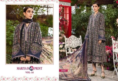 Shree Fab Maria B M Print Vol 16 Pure Cotton Dupatta Summer collection Patches Work Pakistani suits wholesale Price  pakistani suit catalogs