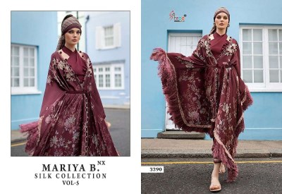 Shree Fab Maria B Silk Collection Vol 5 Nx Pure Japn Satin Digital Print Patches Work Embroidery Work Pakistani suits catalogue wholesale rate  pakistani suit catalogs