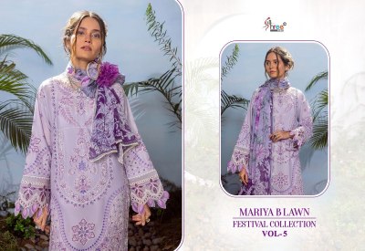 Shree Fab Mariya B lawn Festival Collection Vol 5 Lawn Cotton Embordered Pakistani Suits  Wholesale Rate   pakistani suit catalogs