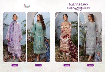 Shree Fab Mariya B lawn Festival Collection Vol 5 Lawn Cotton Embordered Pakistani Suits  Wholesale Rate   pakistani suit catalogs