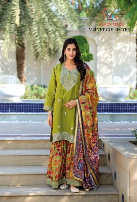 Shree Fab by DN 1472 Chinon work Designer fancy Sharara suit catalogue at wholesale rate wholesale catalogs