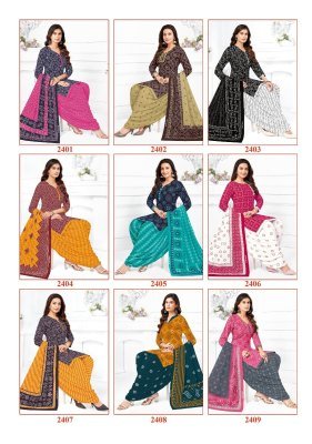 Shree Ganesh Bandhani Patiyala Vol 04 Pure Cotton Unstitched Dress Material Set  Printed Top  Bottom And Dupatta Wholesale dress material catalogs