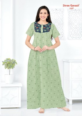 Shree Ganesh Kavya vol 1 Readymade Nighty wear collection wholesaler  kurtis catalogs