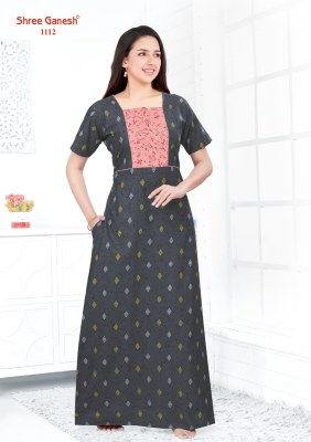 Shree Ganesh Kavya vol 1 Readymade Nighty wear collection wholesaler  kurtis catalogs