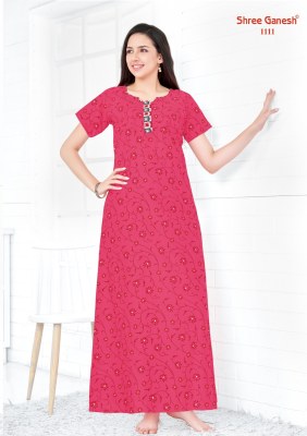 Shree Ganesh Kavya vol 1 Readymade Nighty wear collection wholesaler  kurtis catalogs