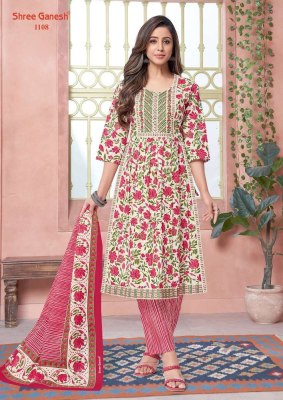 Shree Ganesh Zaara Vol 1 Nyra Cut Ready made Cotton suits catalogue wholesaler  kurtis catalogs