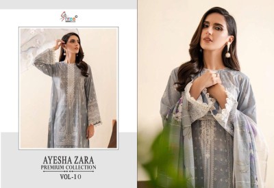 Shree fab by Ayesha zara premium collection vol 10 Karachi suit catalogue at affordable rate Karachi suits catalogs