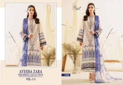 Shree fab by Ayesha zara premium collection vol 10 Karachi suit catalogue at affordable rate Karachi suits catalogs