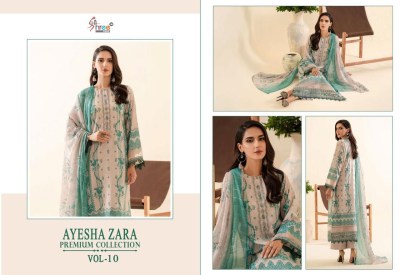 Shree fab by Ayesha zara premium collection vol 10 Karachi suit catalogue at affordable rate Karachi suits catalogs