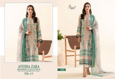 Shree fab by Ayesha zara premium collection vol 10 Karachi suit catalogue at affordable rate Karachi suits catalogs