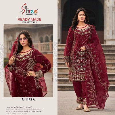 Shree fab by Catalogue name. R 1172 newly exclusive embroidered readymade pakistani suit catalogue at affordable rate pakistani suit catalogs