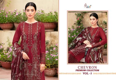 Shree fab by Chevron pure heavy reyon embroidered Pakistani suit catalogue at low rate pakistani suit catalogs