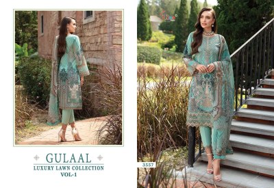 Shree fab by Gulaal luxury lawn collection vol 1 unstitched suit catalogue at affordable rate pakistani suit catalogs