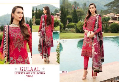 Shree fab by Gulaal luxury lawn collection vol 1 unstitched suit catalogue at affordable rate pakistani suit catalogs