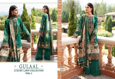 Shree fab by Gulaal luxury lawn collection vol 1 unstitched suit catalogue at affordable rate pakistani suit catalogs