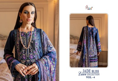 Shree fab by Jade bliss lawn collection vol 4 pure cotton printed Pakistani suit catalogue at affordable price pakistani suit catalogs