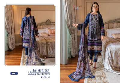 Shree fab by Jade bliss lawn collection vol 4 pure cotton printed Pakistani suit catalogue at affordable price pakistani suit catalogs