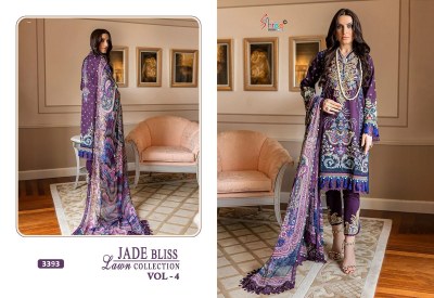 Shree fab by Jade bliss lawn collection vol 4 pure cotton printed Pakistani suit catalogue at affordable price pakistani suit catalogs