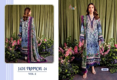 Shree fab by Jade tropical 24 pure cotton printed embroidered Pakistani suit catalogue at low rate pakistani suit catalogs