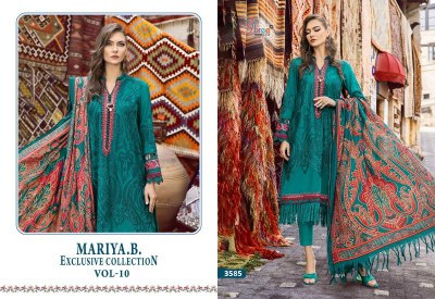 Shree fab by Maria B exclusive collection vol 10 reyon cotton pakistani suit catalogue pakistani suit catalogs