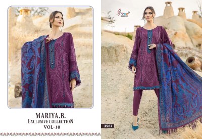 Shree fab by Maria B exclusive collection vol 10 reyon cotton pakistani suit catalogue pakistani suit catalogs