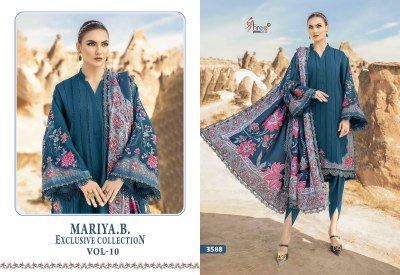 Shree fab by Maria B exclusive collection vol 10 reyon cotton pakistani suit catalogue pakistani suit catalogs