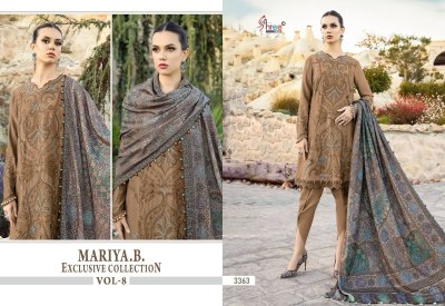 Shree fab by Maria b exclusive collection vol 8 pure reyon  embroidered Pakistani suit catalogue at amaviexpo pakistani suit catalogs